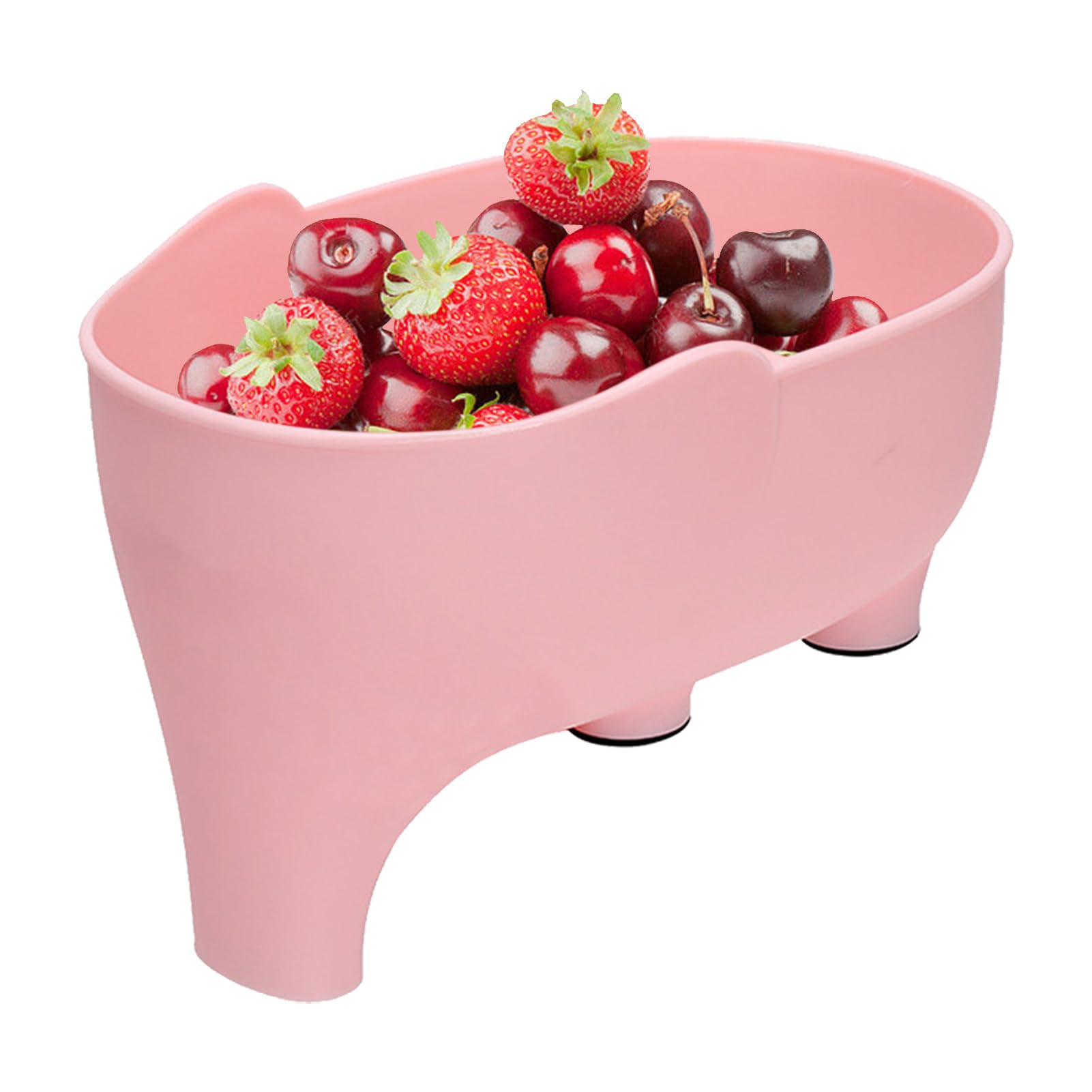 Colino Scolapasta A Forma Di Elefante - Gadget Da Cucina Creativo In PP, Per Scolare Pasta, Verdure, Frutta, Design Divertente E Pratico (22x14x10 Cm)