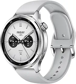XIAOMI Relógio inteligente S4, relógio de corrida, rastreador de fitness, AMOLED de 36 mm, vida útil da bateria, chamada Bluetooth, mais de 150 modos esportivos, GPS de banda dupla, NFC, Android e iOS