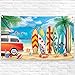 KatchOn, XtraLarge Beach Backdrop, 72x44 Inch - Beach Party Decorations | Surf Party Decorations, Beach Theme Party Decorations | Beach Party Backdrop, Hawaiian Party Decorations, Summer Party Decor
