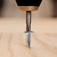 Vista 2 de #8 Phillips Truss Head Tornillos de madera Acero inoxidable 410 Quick Metal Autoperforantes Surtido Kit