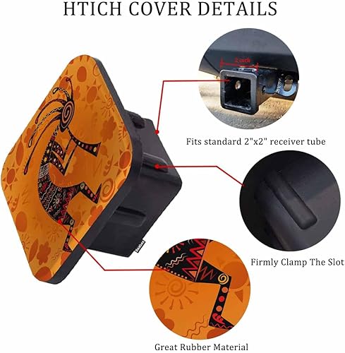 Vista 87 de Cubierta de receptor de enganche con bandera del estado de Arizona, Estados Unidos de América, 2 pulgadas, compatible con cubierta de tubo