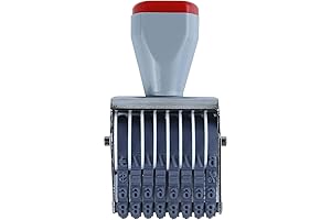 8 Digit Number Roller Stamps Personalized Date Stamp DIY Office Rolling Wheel Stamp Stationeries