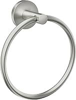 Moen Arlys Y5785BN Brushed Nickel Hand Towel Ring - Modern Bathroom Accessory, Easy Install, Lifetime Warranty