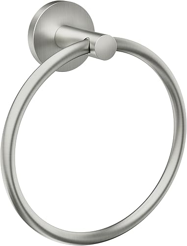 Moen Y5785BN - Anillo de toalla de mano de baño moderno, níquel cepillado
