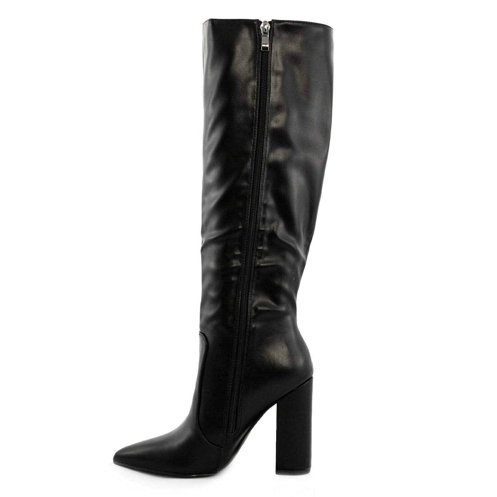 Toocool Stivali donna scarpe a punta al ginocchio tacchi alti stivaletti X8056
