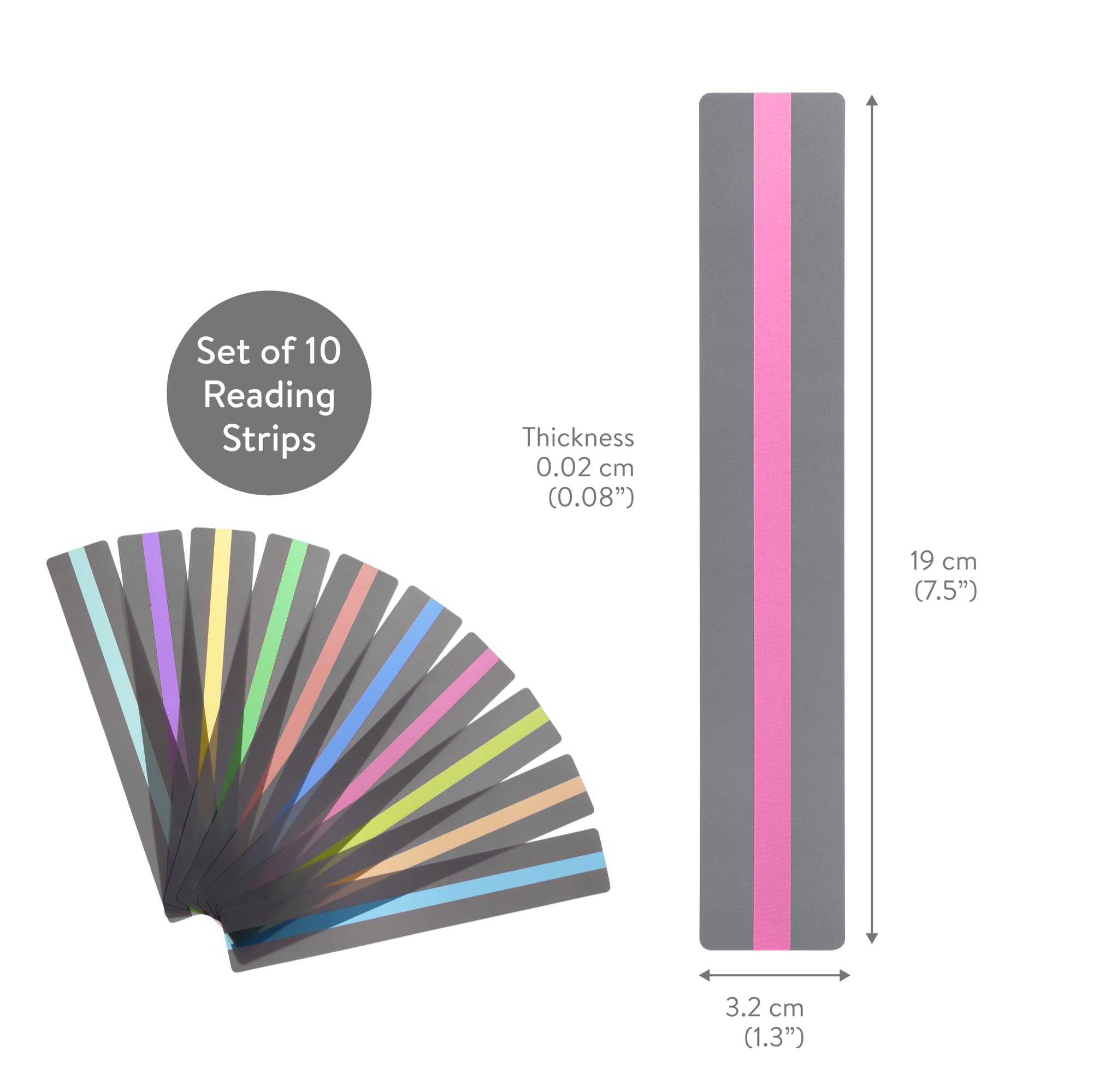 10 pcs Reading Stripe with Wrapped Paper+OPP Bag Packing