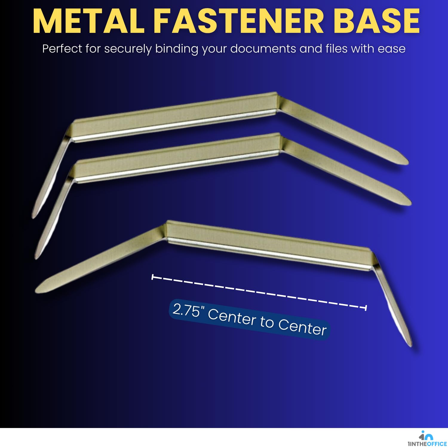 Snapklik.com : 1InTheOffice Paper Fasteners, Prong Fasteners, Metal ...