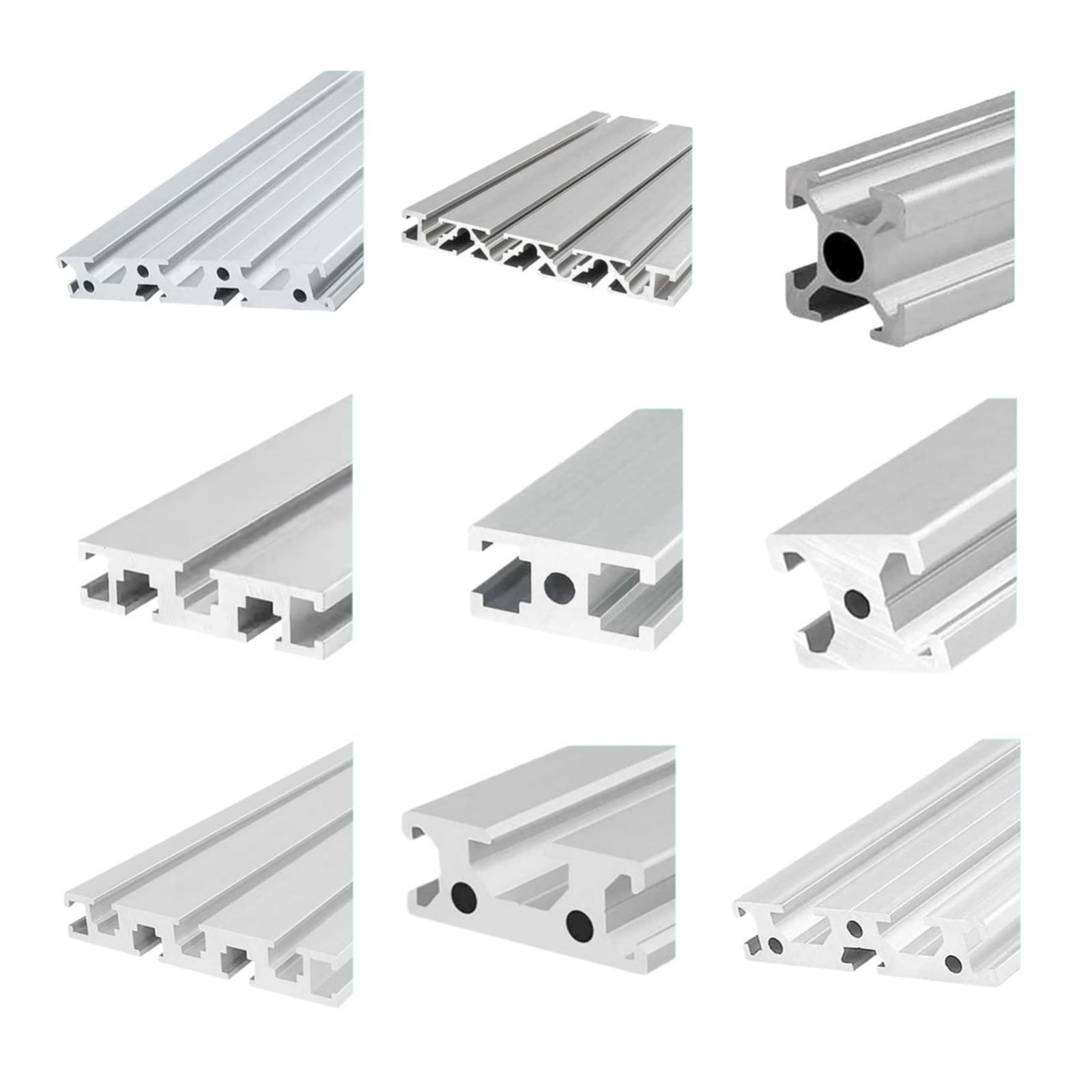 Profil en aluminium extrudé CNC 1590 haute densité pour structure rigide