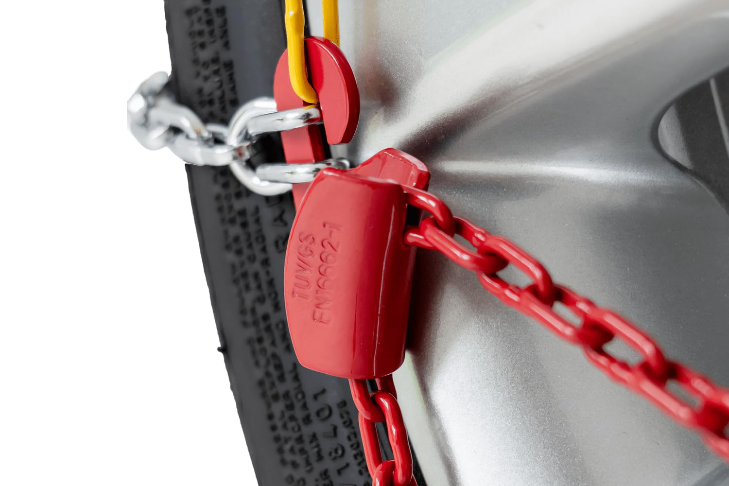 Catene da Neve 12 mm KN 130 per Stabilità di Guida in Inverno, Trazione per SUV e Cross-Over con Gomme 205/55/19, Montaggio Rapido Senza Spostare il Veicolo