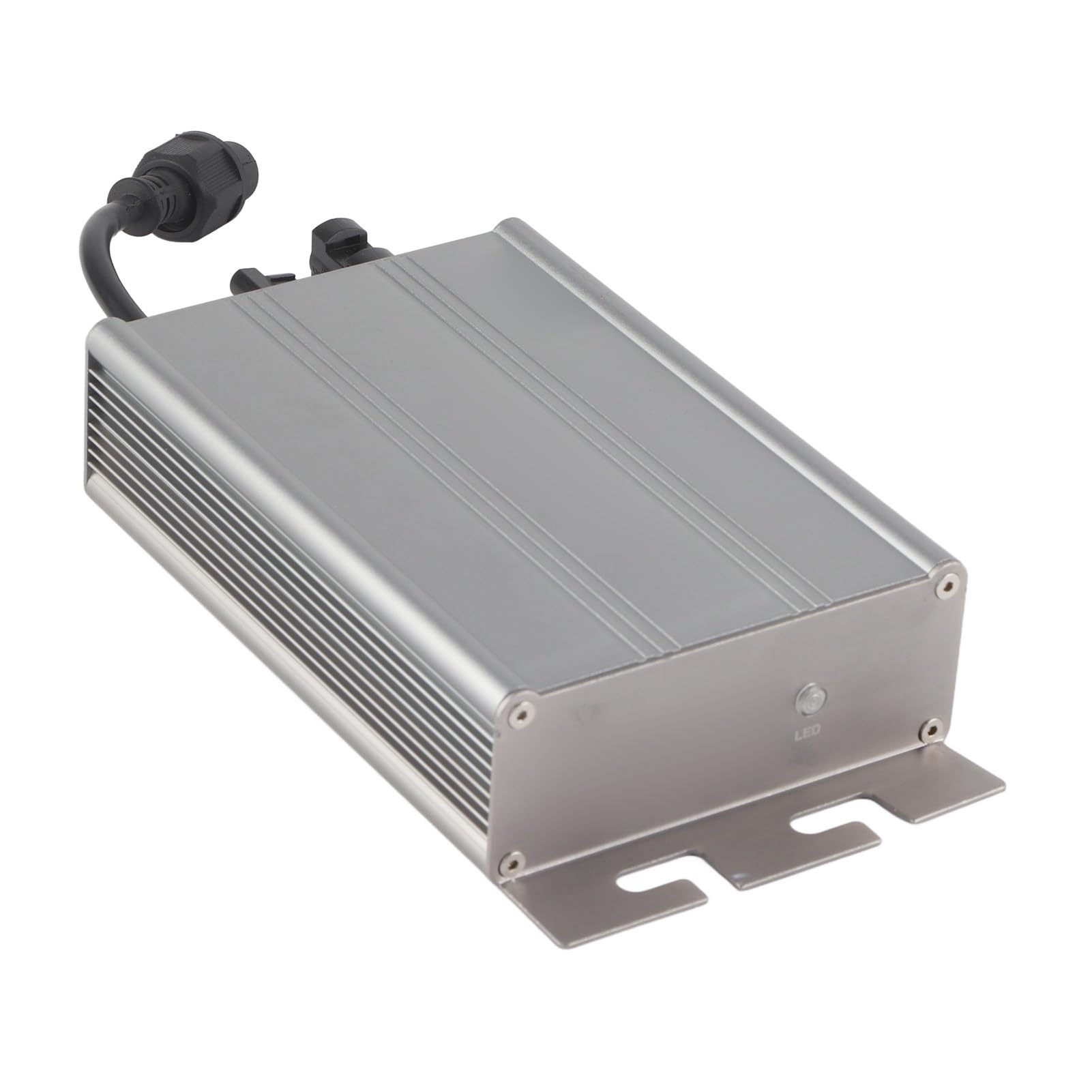 Mikroinwerter Sieciowy AC230V Trwałe Urządzenie ze Stopu Aluminium o Czystej Fali Sinusoidalnej dla Domowego Układu Słonecznego 1 Jednostka (600 W)