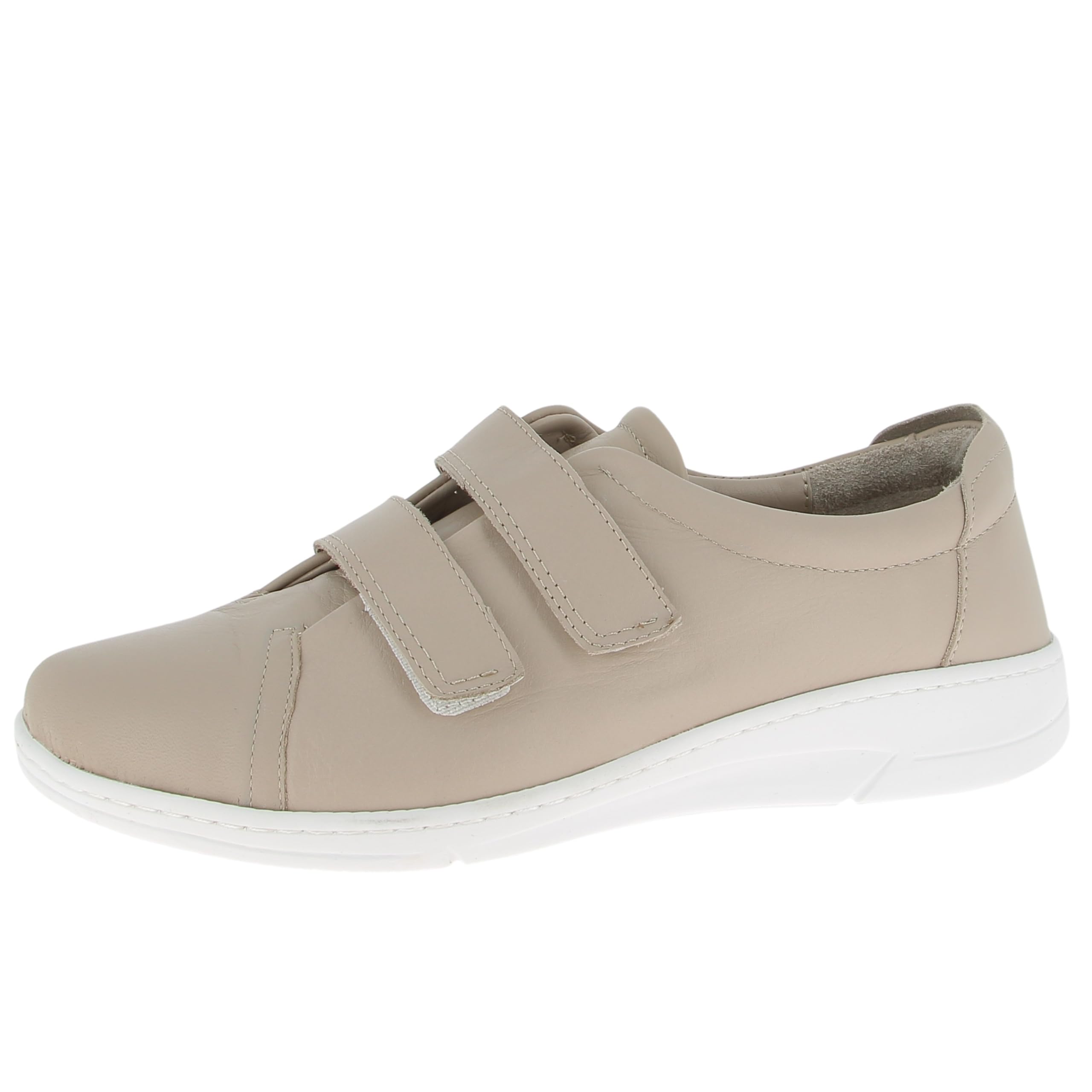 Andrea Conti Women's Low Top Trainers, Silver Grey, 8.5 UK