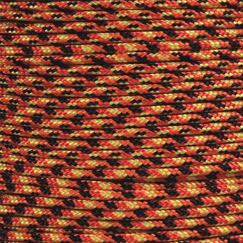 West Coast Paracord 425 Paracord (3mm) - 10, 25, 50 or 100 Foot Hanks - Made of 100% Nylon - For Tactical, Crafting, Survival, General Use