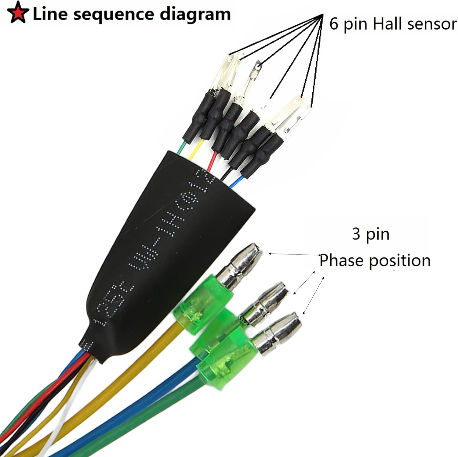 High-Power Motor Extension Cable 9 Pin, Waterproof Copper Wire for Electric Bicycle 250W-500W, Durable Cable for e-bike - Image 3
