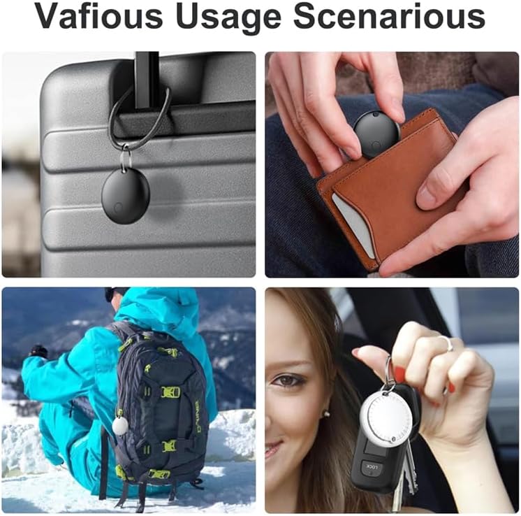 GPS Tracker for Vehicles No Monthly Fee, Tracker Device for Vehicles, Mini GPS Tracker for Kids, Tracking Devices for Cars Hidden Works with Apple Find My (iOS Only) Pet Tag Tracker for Dogs Bike Keys - Image 7