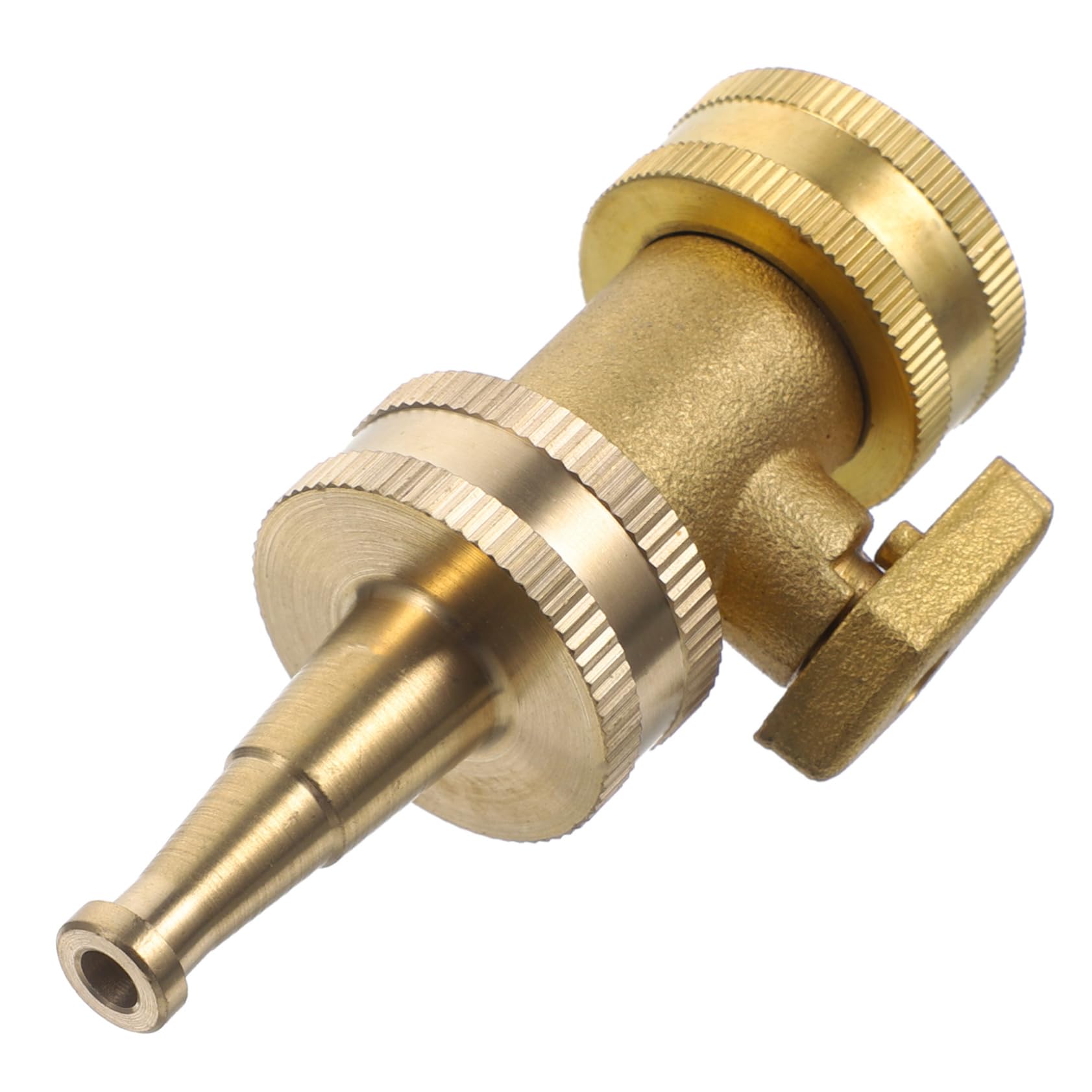 BESPORTBLE 2 Ensembles tuyau d' arrosage extensible arrosage tuyau d'arrosage tuyau d’arrosage garden hose vannes d'eau Buse vannes filetées coupleur de raccord de tube laiton Golden