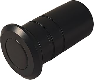 TOGU Door Latch Dust Protector SUS304 Stainless Steel Dust-Proof Security Lock Inserts,Flush Bolt Dust Proof Door Strike for French Door,Composite Doors,Wood Doors,Matte Black Finish