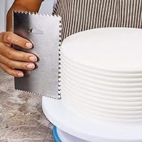 Vista 4 de PZRT Herramienta de artesanía de raspador dentado de acero inoxidable 2PCS para escultura cerámica