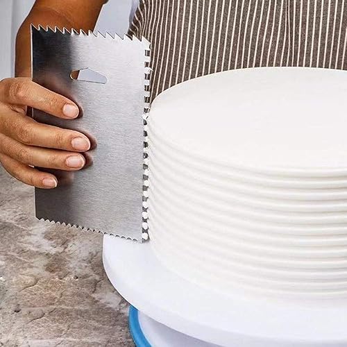 Miniatura 4 de PZRT Herramienta de artesanía de raspador dentado de acero inoxidable 2PCS para escultura cerámica