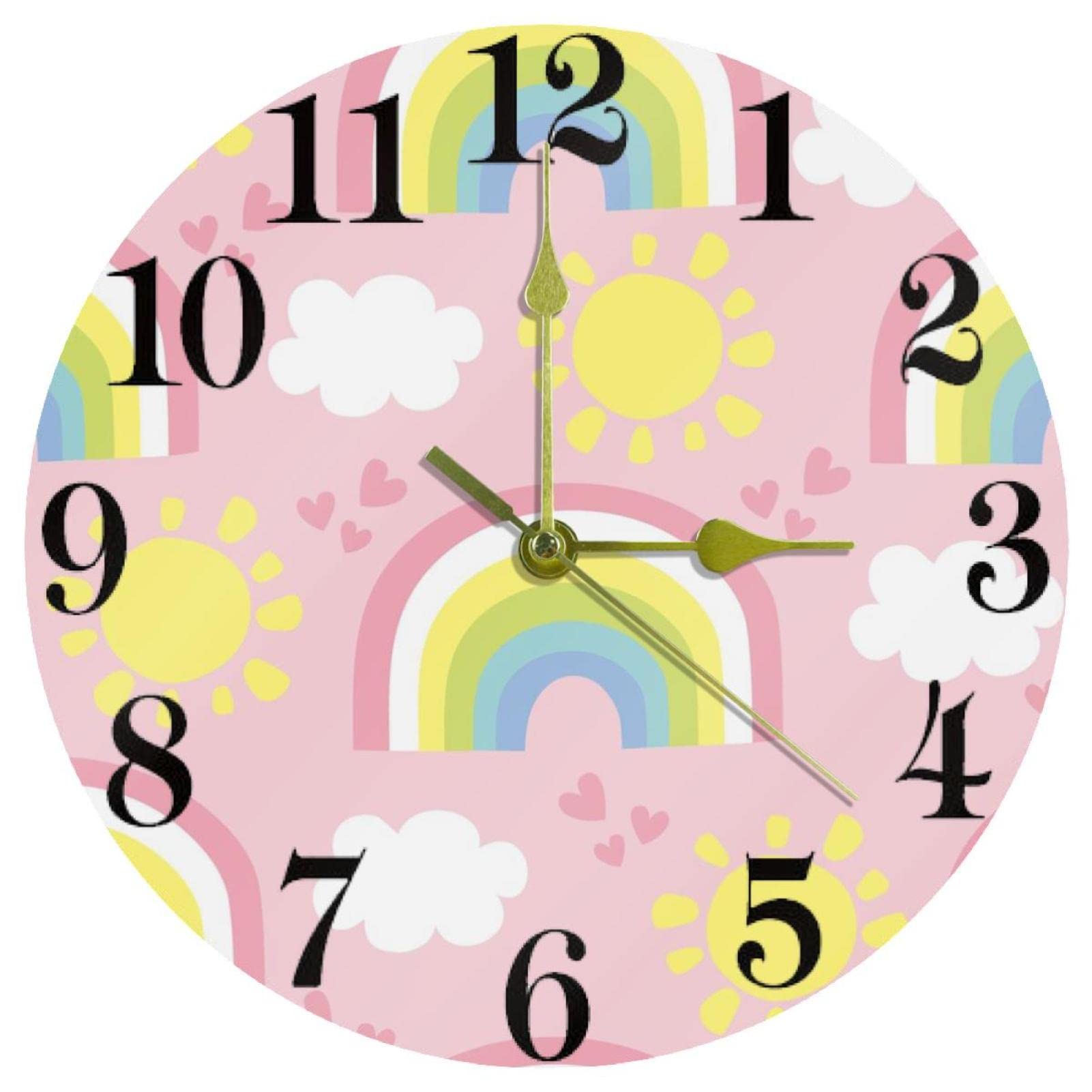 Horloge murale silencieuse sans tic-tac avec mécanisme à quartz pour le bureau