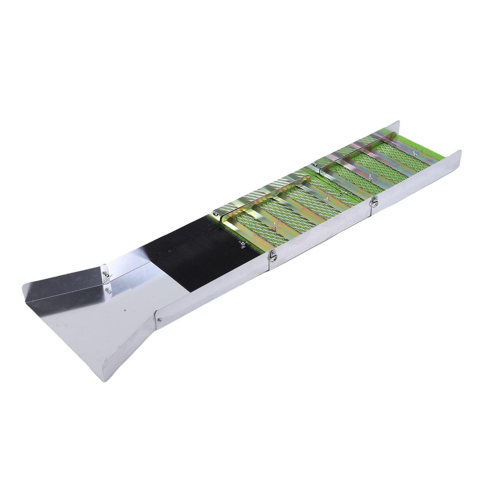 Kit de Lavado de Oro, Herramientas portátiles de Lavado de Oro de Alta eficiencia con Caja de esclusa Plegable de aleación de Aluminio para Arroyos de ríos