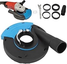 Dust Collection Grinder 125mm with Concrete Dust Cover - Complete Kit for Impeccable Work