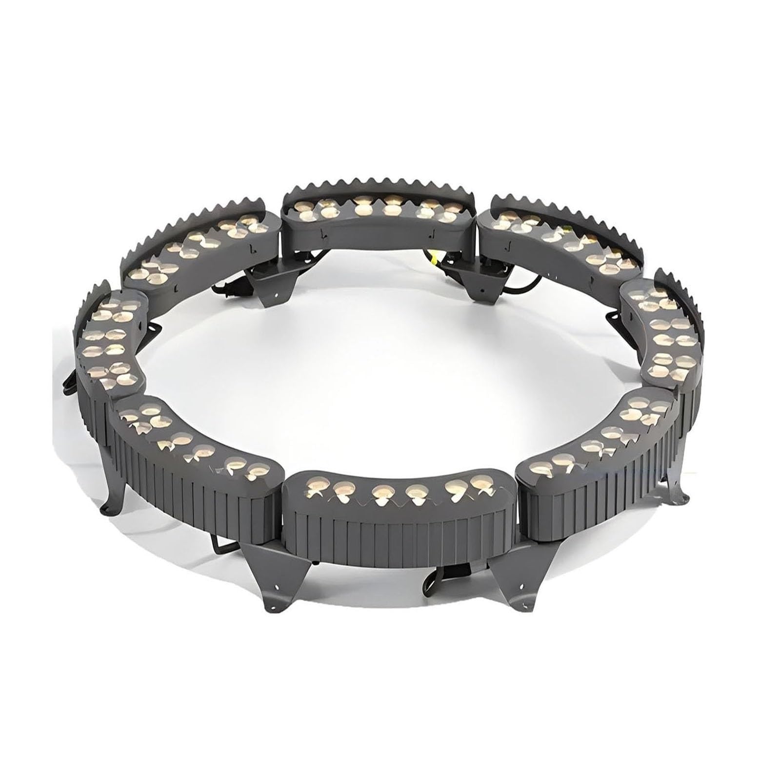 THEGA LED-Ring-Baum-Umarmungslampe, 12 W Umlaufende LED-Baumstrahler, Wasserdichter IP65-Außenbaumstrahler Aus Aluminiumdruckguss, AC24V-Gartenhof-Landschaftslampe(Warm White,9PCS(24V))