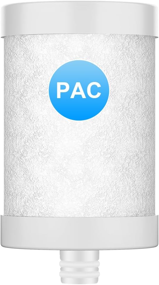 WINGSOL Replacement Filter Cartridge for Faucet Filter Compatibel with: WS-FM001-PAC/5in1/PC/CRM/(LED), WS-FM002-PAC/(LED), Carbon Fiber, 2 Pack