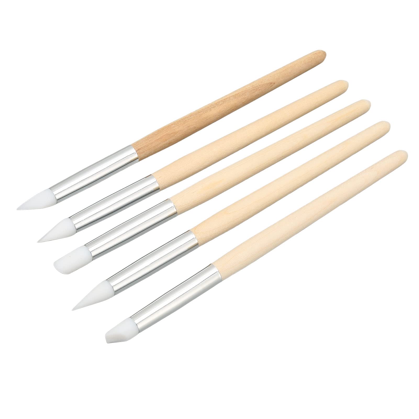 KIMISS Multi Functional Watch Dial Cleaning Tool Set - 5pcs Silicone Scratch Brush Pens for Efficient Watch Repair - Image 2