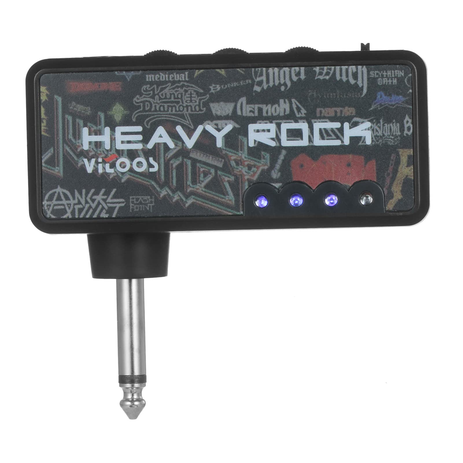 Stecker für E-Gitarre, Mini-Kopfhörerverstärker, Verstärker, Heavy Rock, kompakt, tragbar