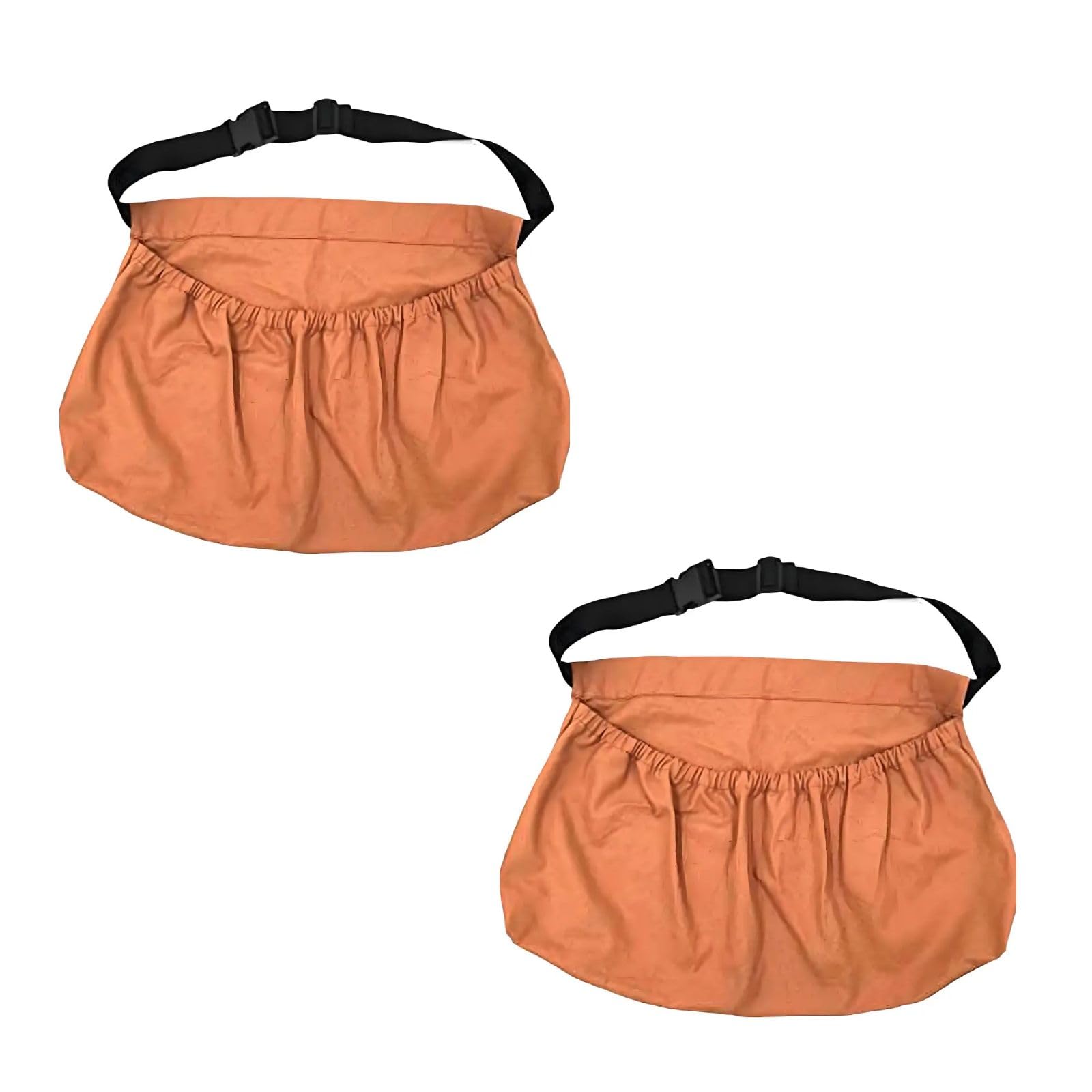 Tablier de récolte de jardin avec 2 poches taille amples