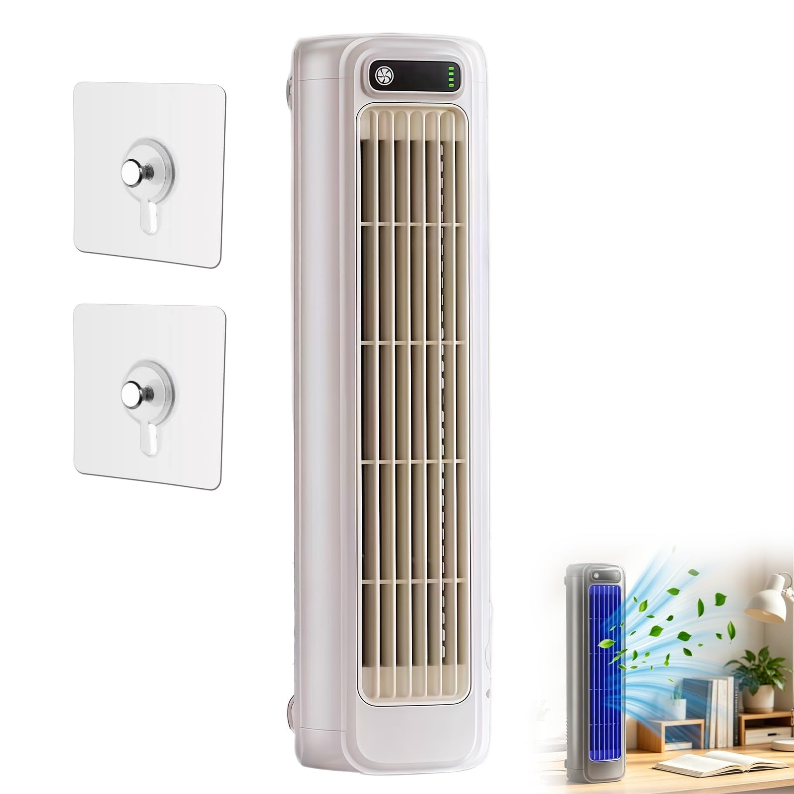 Epicooler Aire Acondicionado Portatil,2026 Nuevo Epicooler Aire Acondicionado,Enfriamiento Hasta 11°C En Segundos,Recargable Usb-C,Para Hogar, Oficina (Blanco)