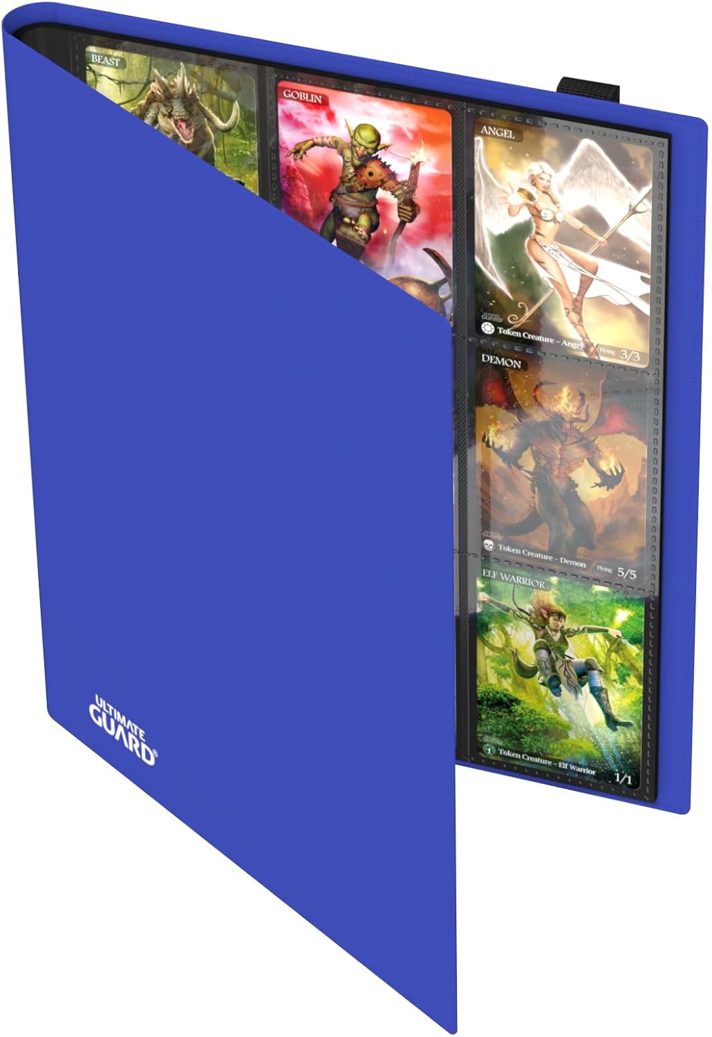 Ultimate Guard Flexxfolio | Trading Card Binder with 9 Side-Loading Pockets per Page | Up to 360 Cards | Blue, Sturdy Card Collection Album designed for Double-Sleeved TCG Cards
