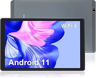 weelikeit 10 inch Tablet, 3GB RAM 32GB ROM Tablets Android 11 Google GMS Certification 6000mAh battery Quad-Core Dual Camera Expandable up 256GB