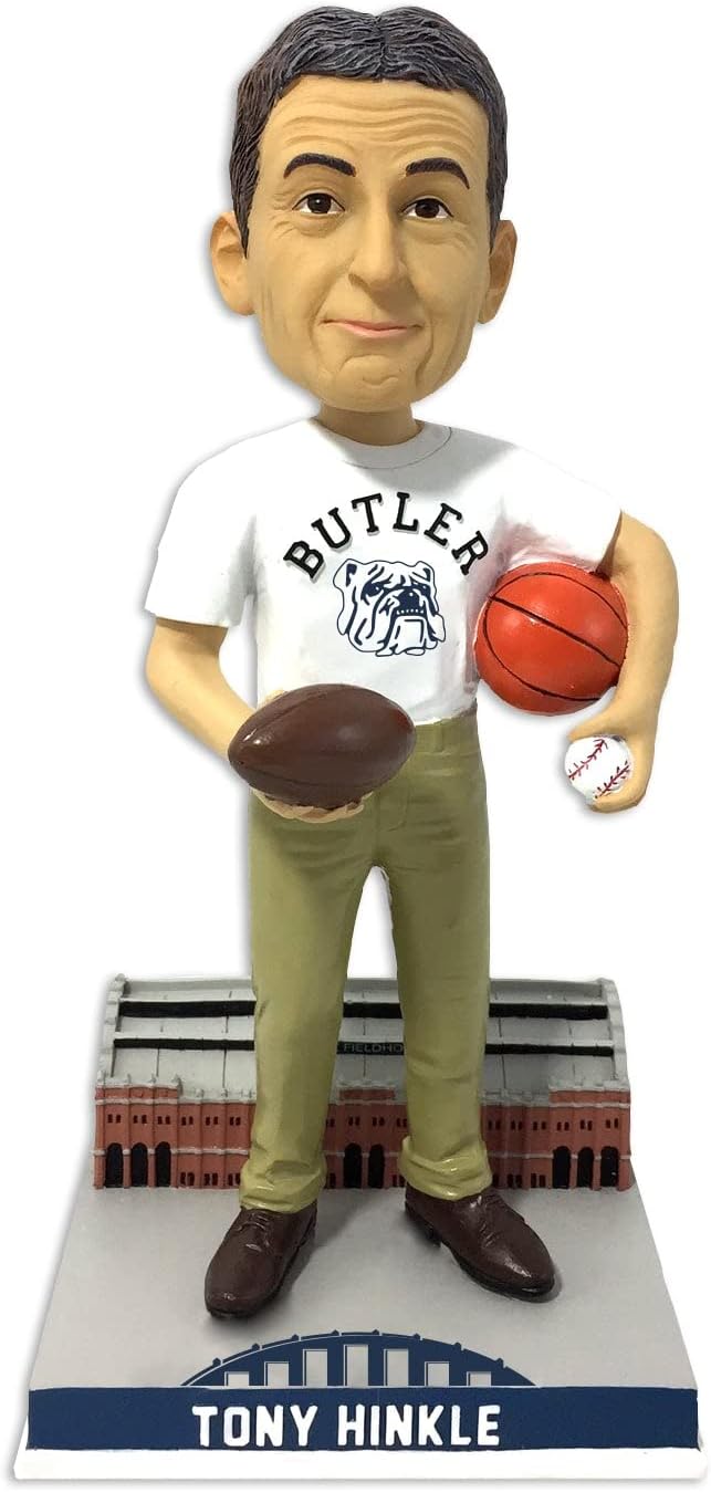 Tony Hinkle Butler Bulldogs Former Coach Bobblehead NCAA Hinkle Fieldhouse Basketball Baseball Football
