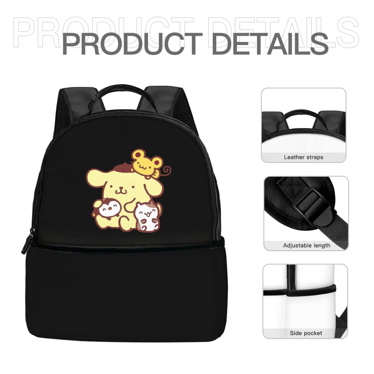 リュック　カバン　ポムポムプリン リュックバッグ 2wayバックパック ポムポムプリン ワタナベ サンリオ