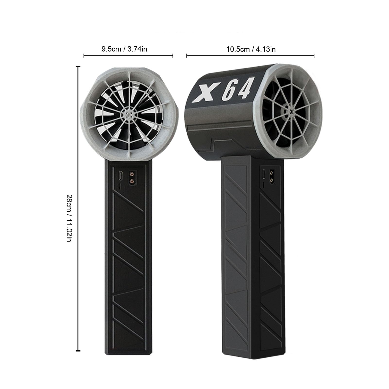 Bewinner Jet Fan Dry Gebläse 180000 U/min Leistungsstarker Lüfter 64 mm Bürstenloser Motor