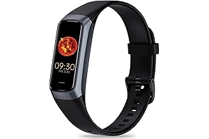 BLACKVIEW X1 Fitness Tracking Smartwatch with 1.10'' AMOLED Touch Color Screen