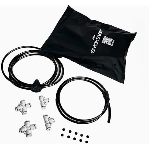 PMI Smoke Vest Harness for SmokeNINJA Pro/SmokeNINJA/SmokeGENIE – Wearable Fog Effect Accessory with Tubing, Heat-Resistant & Splash-Proof – Requires Fog Machine