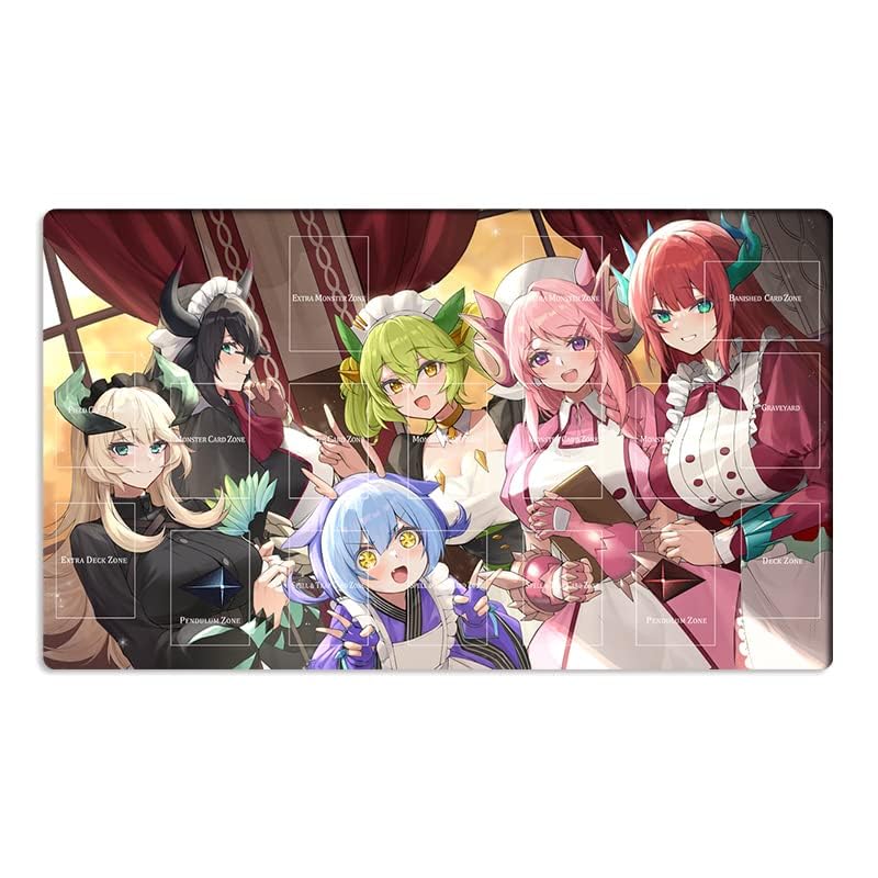 Amazon.com: New Playmat Dragonmaid Deck CCG TCG Trading Card Game