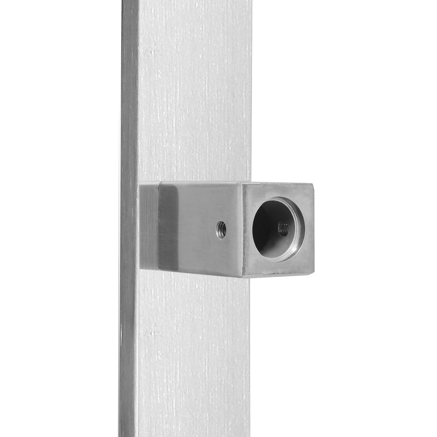 Manija de puerta de 24 pulgadas níquel cepillado acero inoxidable sólido moderno y contemporáneo cuadrado/rectángulo H-forma/escalera estilo push-pull