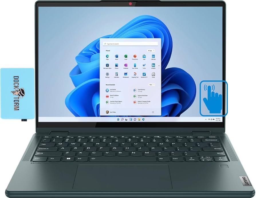 Amazon.com: Lenovo Yoga 6 Dark Teal 2-in-1 Laptop 13.3