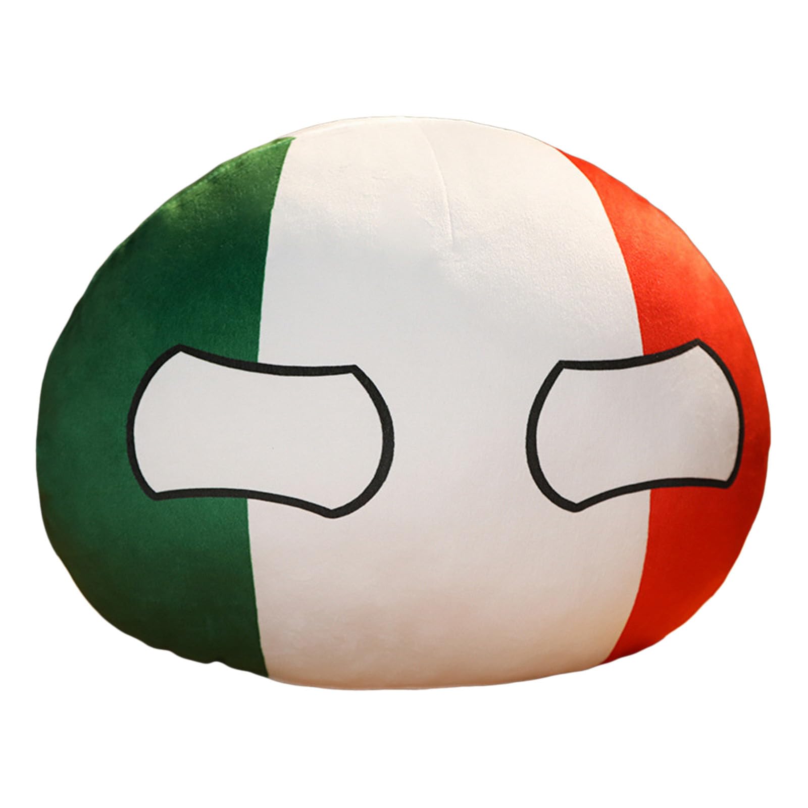 - Throw Pillow UK Italy Country Balls Plush Doll Pendant Cushion Cover Home Accessory Sofa Bed Travel Gift Fan Item (D, F)