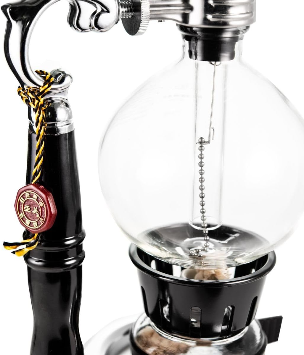 Yama TCA5D Replacement Bottom Beaker - Borosilicate Glass for 5 Cup Tabletop Siphon Coffee Maker, Heat-Resistant, Dishwasher Safe