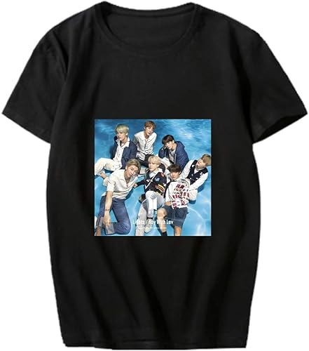 Camiseta Kpop Merch Camiseta a prueba de álbum SUga Jimin Jungkook V RM Jin Jhope Photo Tee