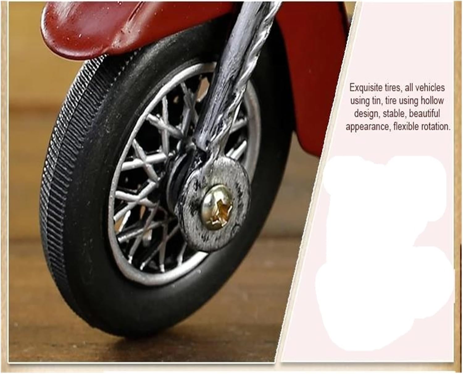 Mini Simulation Motorcycle Toys for Antique Metal Motorcycle European Ornaments Living Room Furniture Wine Cabinet Decorations Creative Crafts Adult for Boys(Blue)