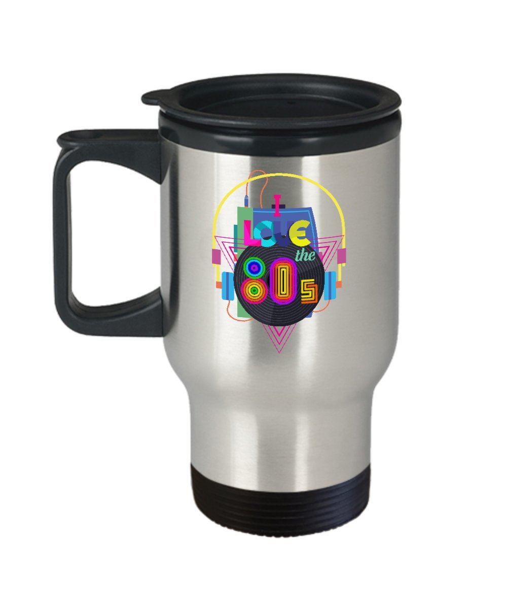 Amazon.com: 80s Taza de café – I Love The 80 's – Estilo clásico