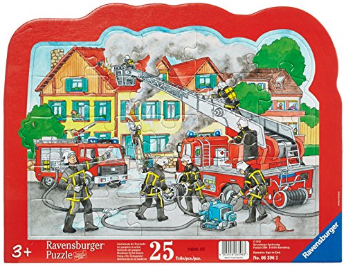Ravensburger 06396 - Puzzle con Cornice i Pompieri...