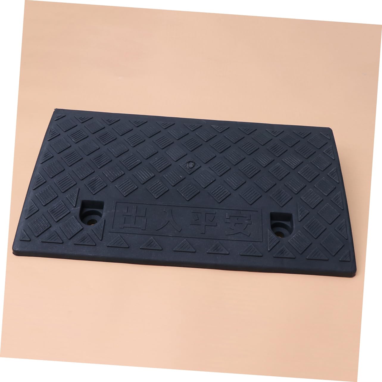 per Soglia Auto 10cm in Plastica Nera Antiscivolo Ammortizzante | Compatibile Sedie a Rotelle e Monopattini, per Marciapiedi e Bordi Stradali, 1 Pezzo