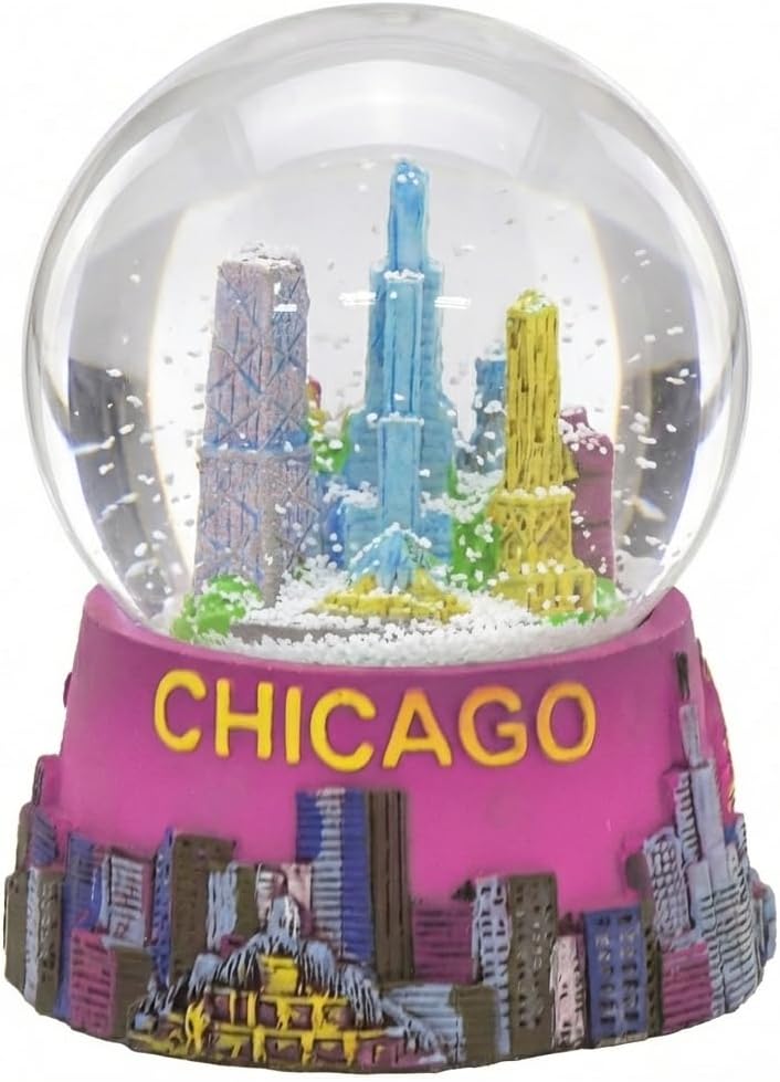 Chicago Snow Globe 3.5 Inch