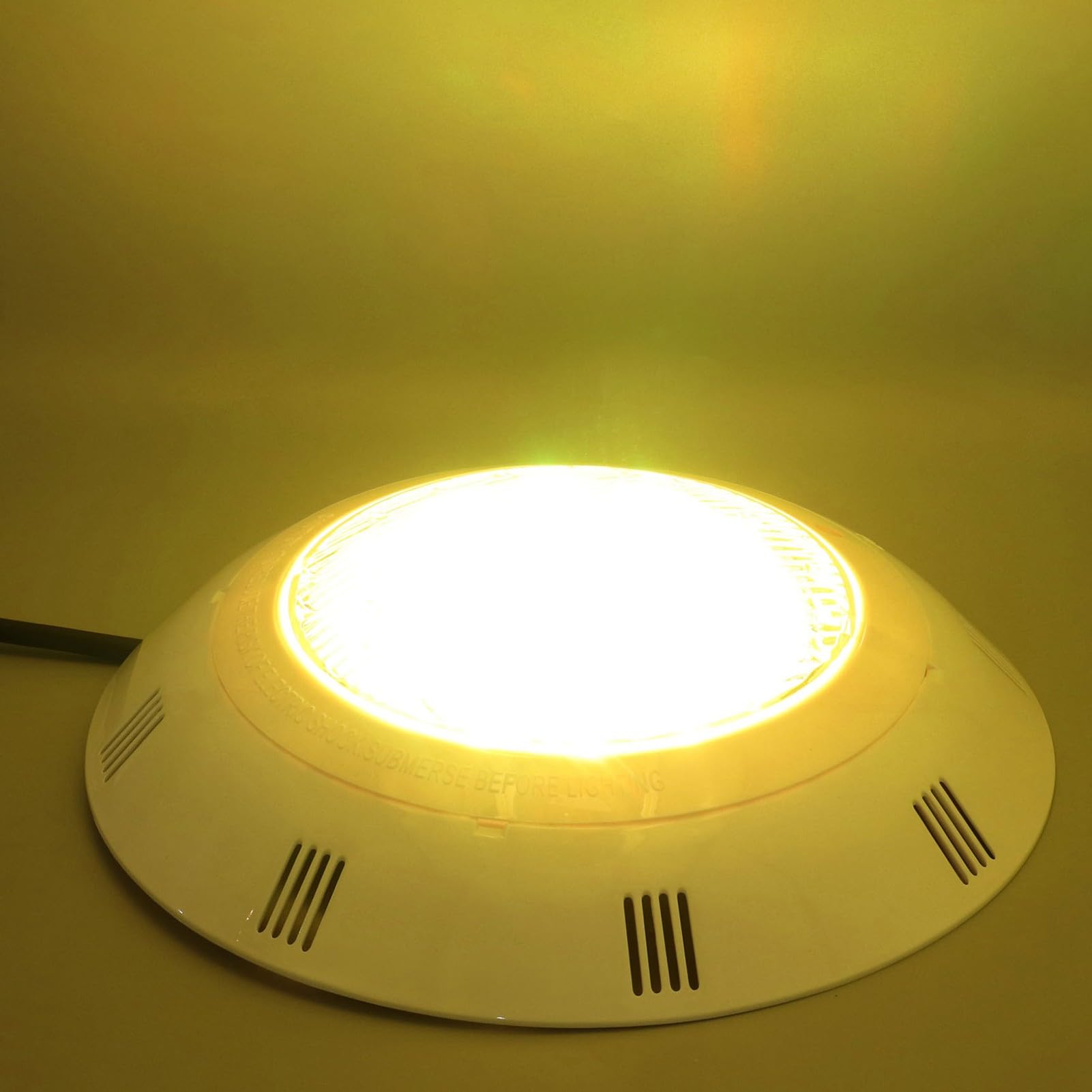 Cocoarm Poolleuchte RGBW LED Poollampe 54W AC12V IP68 PC ABS 18LED Fernbedienung 4800lm 120 Grad Unterwasserlicht für Schwimmbäder Teiche Brunnen Gärten